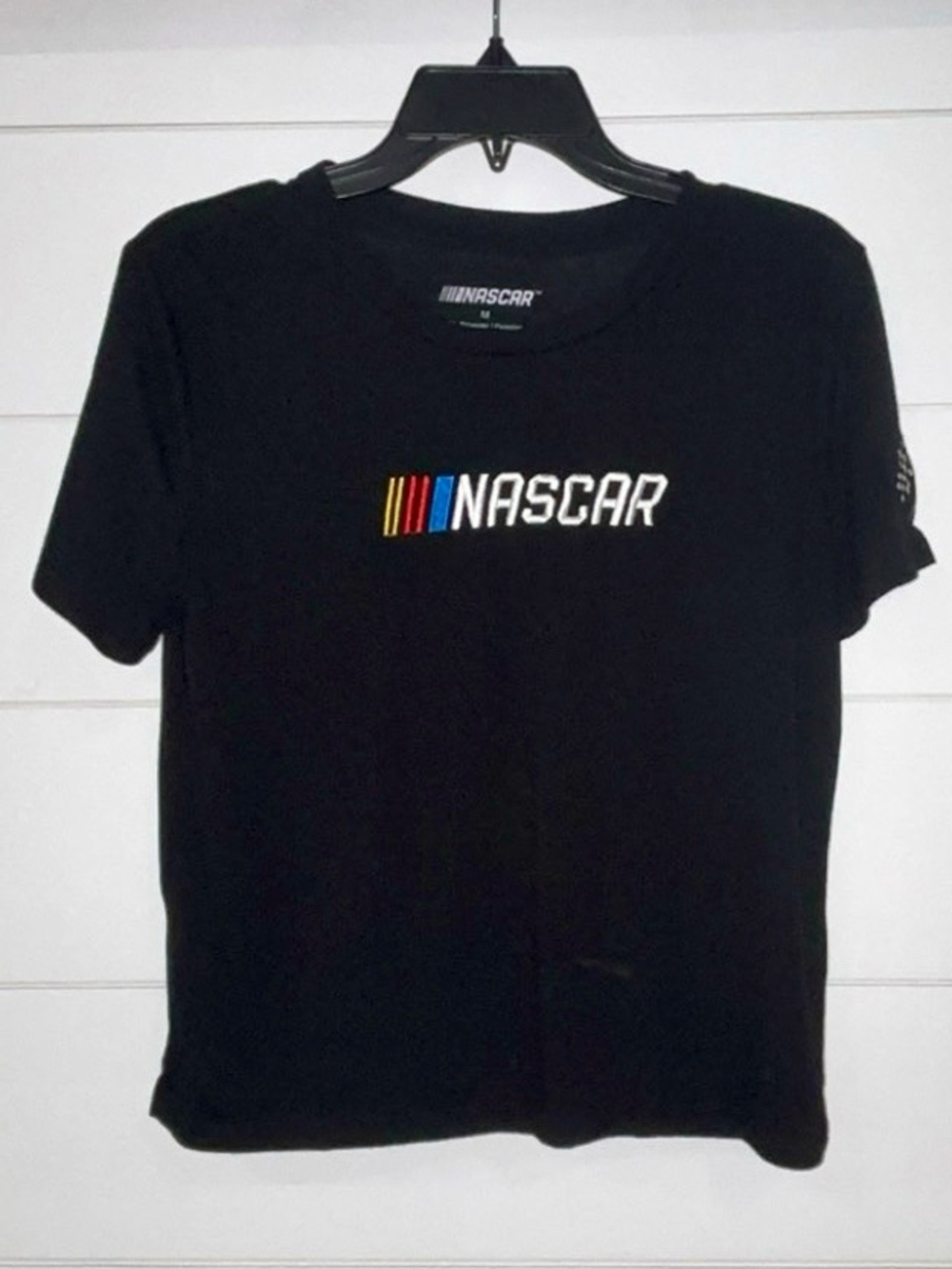 Women’s Nascar Black Cropped Tee